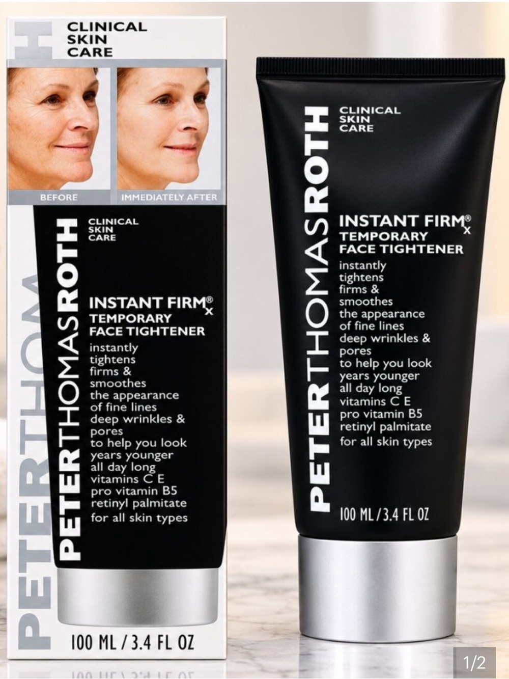 Peter Thomas Roth Instant Face Firm Firmx Temporary Face Tightener, 3.4oz NIB